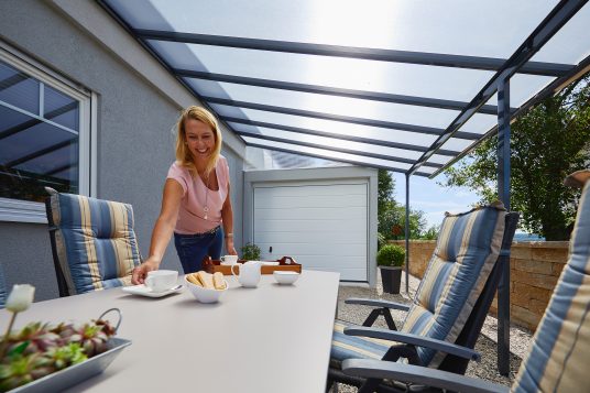 
                                                            Terrassendachbausatz 5,46 x 3,06 m anthrazit
                                                    