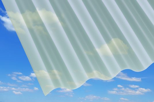 
                                                            Corrugated sheet Acryl 3 mm clima blue
                                                    